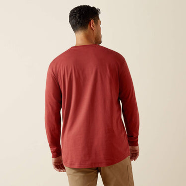 Ariat Rebar Workman Logo T-Shirt (Russet Brown/Dijon) Size L