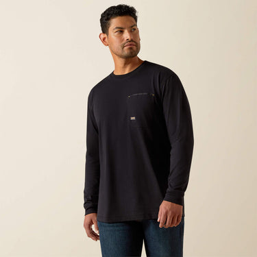 Ariat Rebar Workman Graveyard T-Shirt (Black) Size M