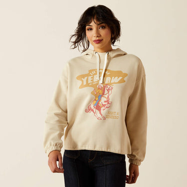 Ariat Essential Sendero Yeehaw Hoodie (Oyster Grey) Size L
