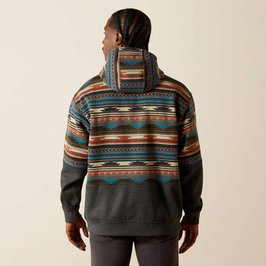 Ariat Color Block Hoodie (Rust Serape) Size XL