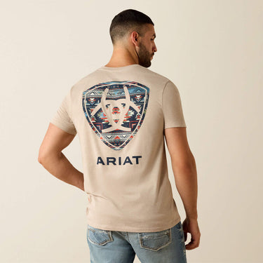 Ariat Sandstone Shield Classic Fit T-Shirt (Brindle Heather) Size XL