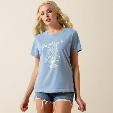 Ariat Lucky Dreams T-Shirt (Ashleigh Blue) Size L