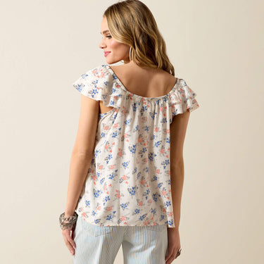 Ariat Lynn Sleeveless Top (Floral Print) Size S