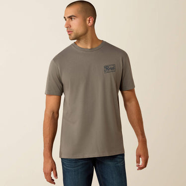 Ariat Paintriot Classic Fit T-Shirt (Smoked Pearl) XL