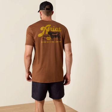 Ariat BBQ Smoke Classic Fit T-Shirt (Soft Silt) Size L