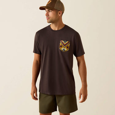 Ariat Southwest Longest Horn Classic Fit T-Shirt (Vintage Black) Size L