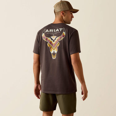 Ariat Southwest Longest Horn Classic Fit T-Shirt (Vintage Black) Size L