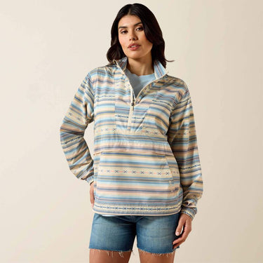 Ariat Whisper Pullover Jacket (Sunset Serape Stripe) Size L