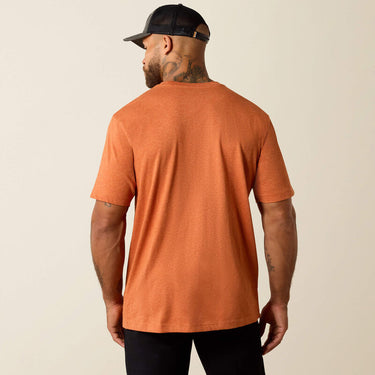 Ariat Rebar Cotton Strong Standard T-Shirt (Sunset Orange Heather) Size XXL
