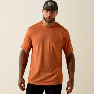 Ariat Rebar Cotton Strong Standard T-Shirt (Sunset Orange Heather) Size XXL