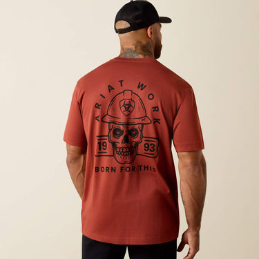 Ariat Rebar Cotton Strong Hardhead T-Shirt (Brandy Snifter) Size M