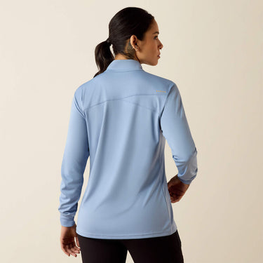 Ariat Rebar Sunblocker 1/2 Zip T-Shirt (Rain Washed) Size S