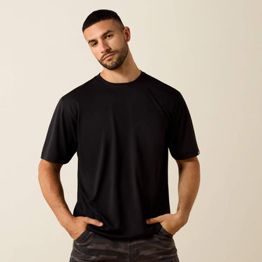Ariat Rebar Heat Fighter Roughneck T-Shirt (Black) Size L