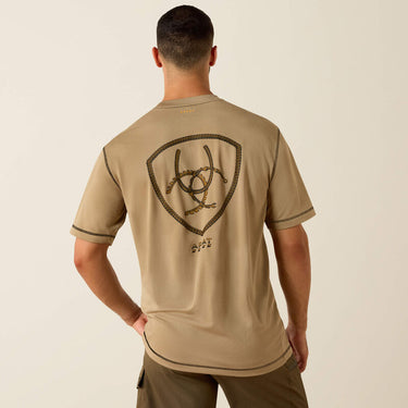 Ariat Rebar Heat Fighter Tool T-Shirt (Greige) Size M
