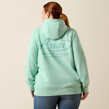 Ariat Rebar Lightweight Graphic Hoodie (Lichen) Size 1X