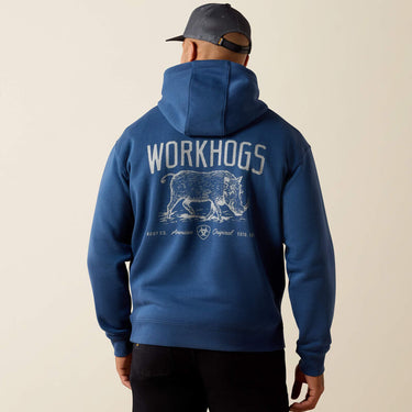 Ariat Rebar Lightweight Workhog Hoodie (Dark Denim) Size XL