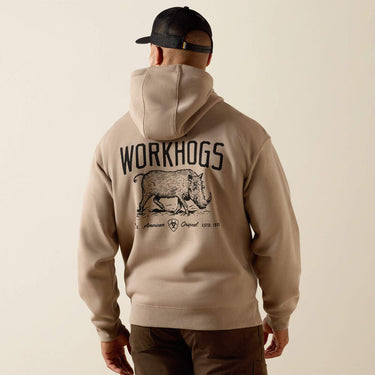 Ariat Rebar Lightweight Workhog Hoodie (Greige) Size M