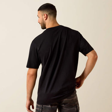 Ariat Rebar Cotton Strong Duct Logo T-Shirt (Black) Size M