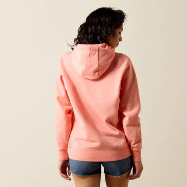 Ariat Logo 2.0 Hoodie (Peach Amber Heather) Size S