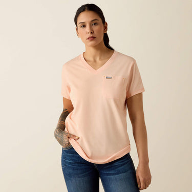 Ariat Rebar Workman T-Shirt (Peach) Size M