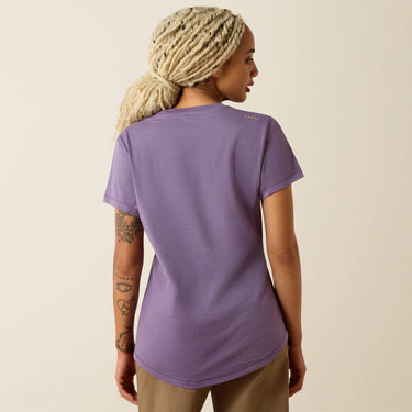 Ariat Rebar Workman T-Shirt (Mulled Grape Heather) Size M