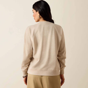 Ariat Victoria Sweatshirt (Khaki Heather) Size S