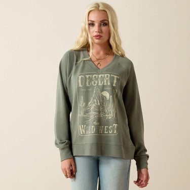 Ariat Victoria Sweatshirt (Sea Spray) Size S