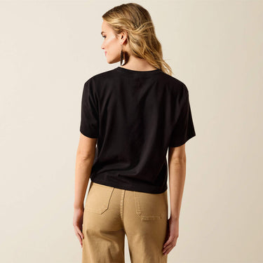 Ariat Cacti Cowboy Hat T-Shirt (Black) Size L