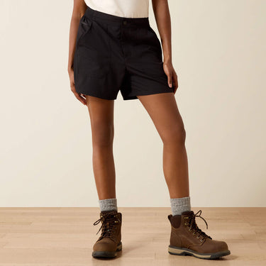 Ariat Rebar Perfect Rise Workflow Ultralight 5" Shorts (Black) Size M