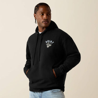 Ariat Stitched Skull Hoodie (Black) Size XXL