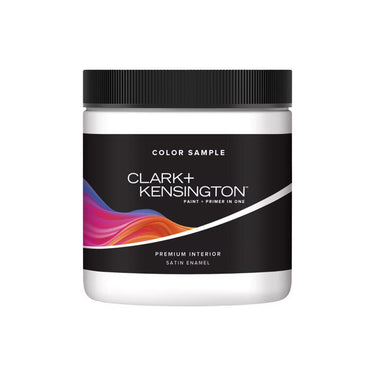 Clark+Kensington Ultra White Water-Based Paint Sample 8 oz (IN-STORE PICKUP ONLY)