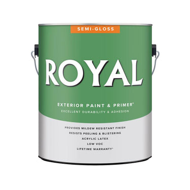 Royal Semi-Gloss Tint Base Mid-Tone Base Paint Exterior 1 gal