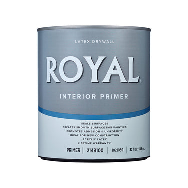 Royal Primer Flat Latex Drywall Primer 1 qt