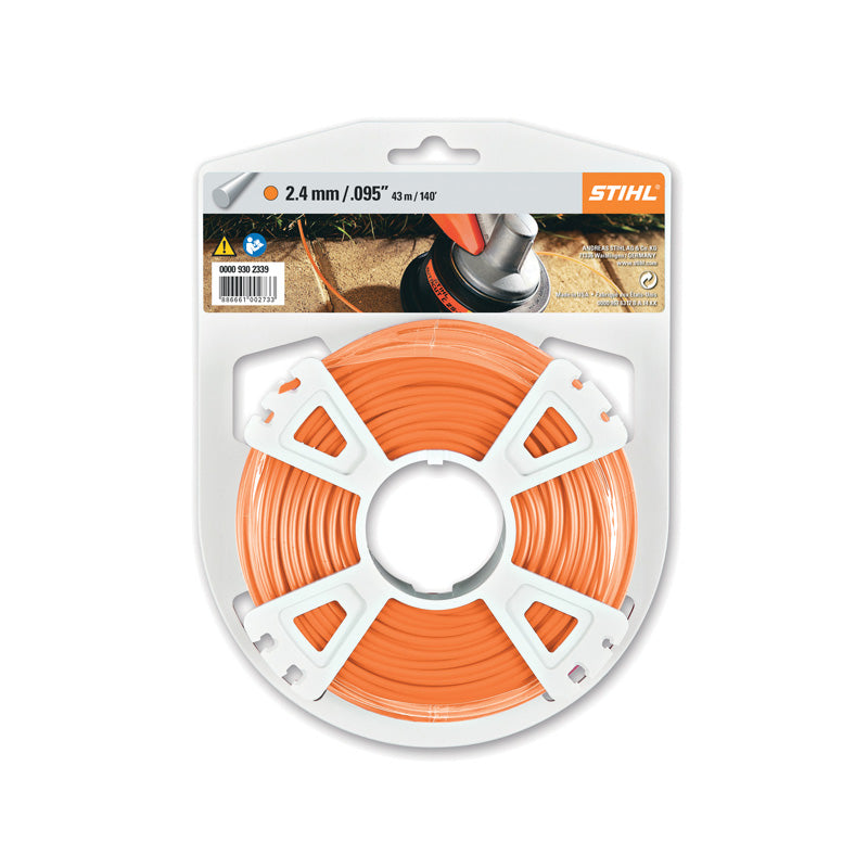 Load image into Gallery viewer, STIHL Trimmer Line, 0.095 in Dia, 140 ft, Nylon, Orange
