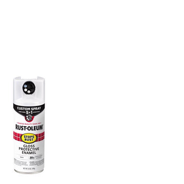 Rust-Oleum Stops Rust Custom Spray 5-in-1 Gloss White Spray Paint 12 oz