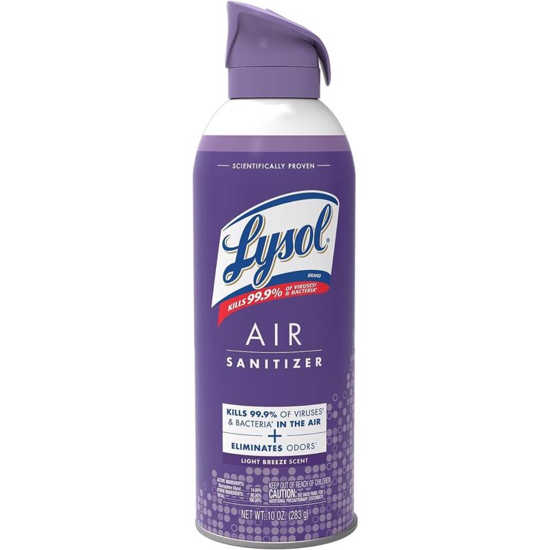 Load image into Gallery viewer, Lysol Light Breeze Scent Air Sanitizer 10 oz 1 pk
