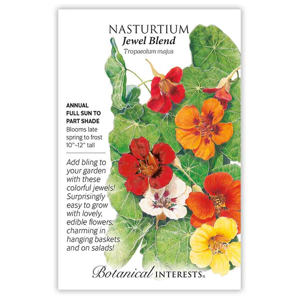 Load image into Gallery viewer, Jewel Blend Nasturtium Seeds
