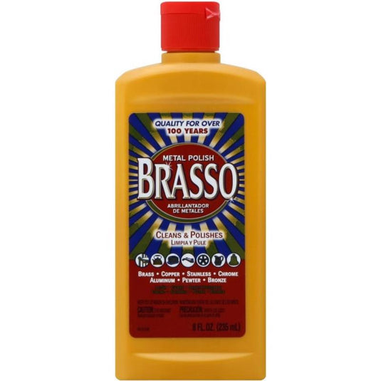 Brasso No Scent Metal Polish 8 oz Cream