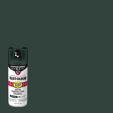 Rust-Oleum Stops Rust 5-in-1 Indoor and Outdoor Satin Hunter Green Oil-Based Oil Modified Alkyd Prot
