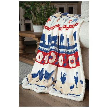 Carstens Farm Plush Throw