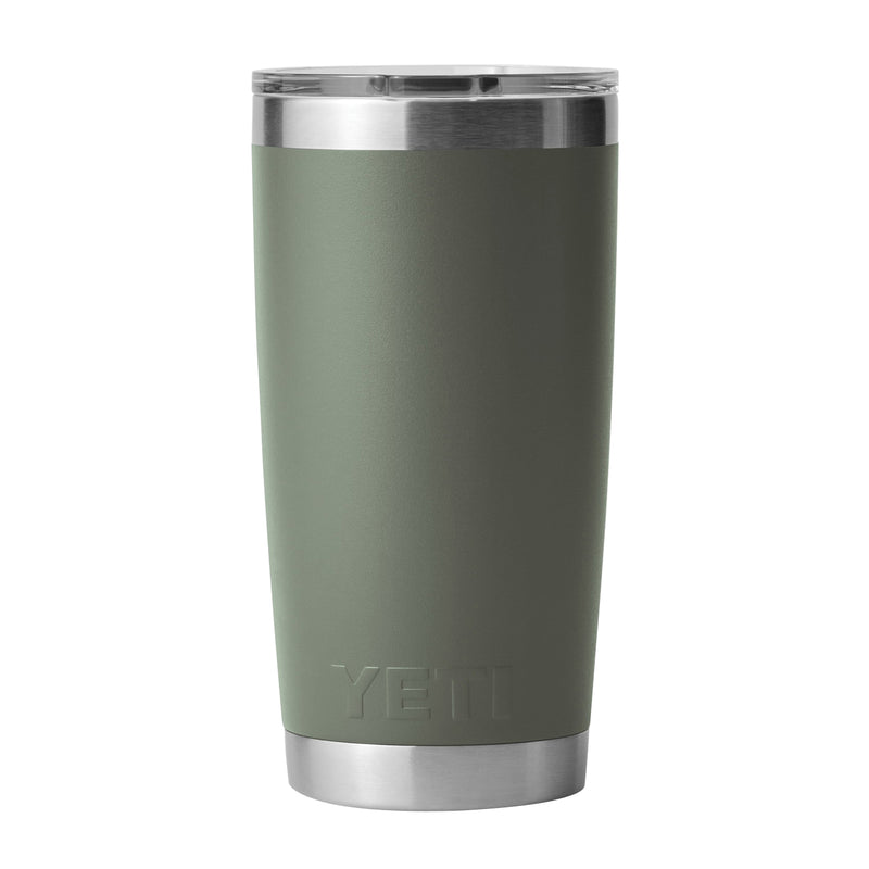 Load image into Gallery viewer, Yeti Rambler 20 Oz Tumbler w/ Magslider Lid - Camp Green
