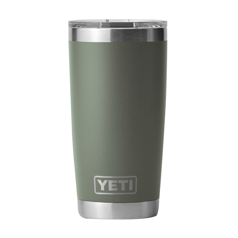 Load image into Gallery viewer, Yeti Rambler 20 Oz Tumbler w/ Magslider Lid - Camp Green
