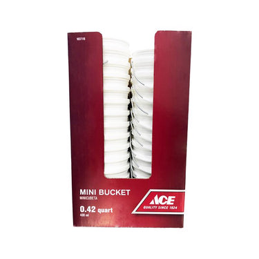 Ace White 0.5 qt Plastic Bucket