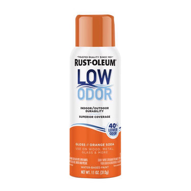 Rust-Oleum Low Odor Gloss Orange Soda Spray Paint 11 oz