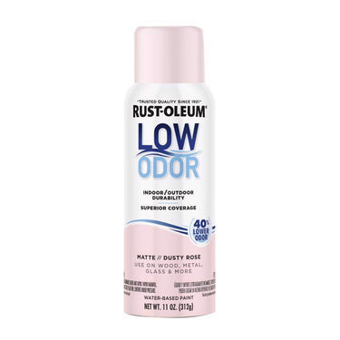 Rust-Oleum Low Odor Matte Dusty Rose Spray Paint 11 oz