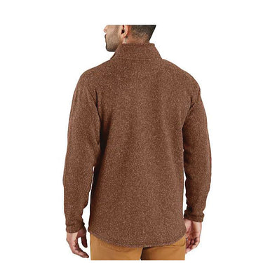 Carhartt Relaxed Fit Midweight Quarter-Zip Pocket Sweater Fleece (Mocha) Size XXL