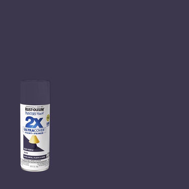 Rust-Oleum Painter's Touch Satin Deep Purple Paint+Primer Spray Paint 12 oz