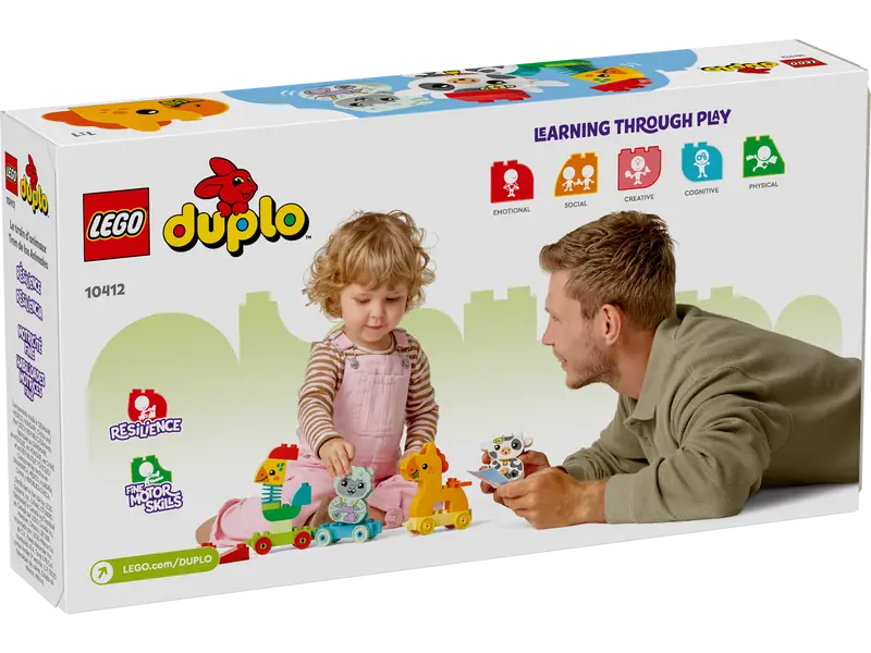 Load image into Gallery viewer, Lego Duplo Animal Train 19pc
