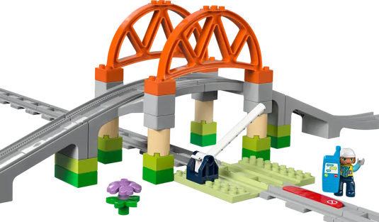LEGO Duplo Train Bridge and Tracks Expansion Set