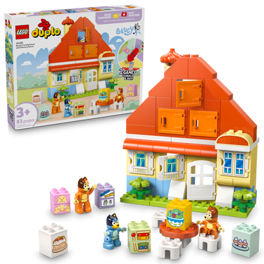LEGO® DUPLO Bluey: Bluey’s Family House with Memory Game
